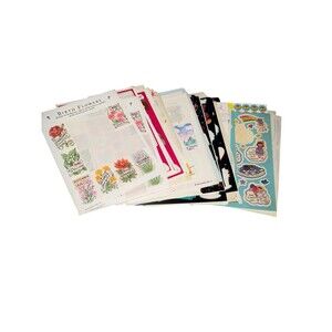 Vintage Lot 90s Stickers: Reward Encouragement Vera Mouse Birth Flowers Hallmark